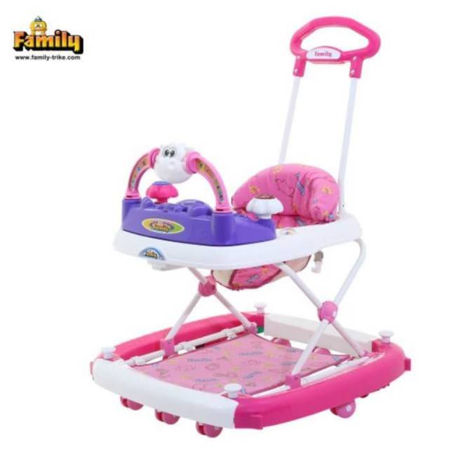 Baby walker Family dengan Mainan 211 C/Tempat duduk bayi