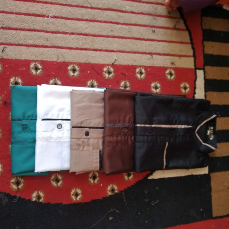 JUBAH GAMIS  ANAK LAKI LAKI ,BAHAN TOYOBO,2 -14 TAHUN