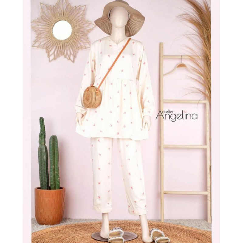 ANNA (XL) - Pajamas Watermelon Cream by Atelier Angelina
