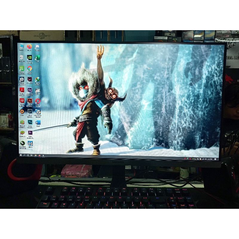 Monitor LED Samsung SR35 24 Inch Full HD 75Hz Full Bezeles Garansi 1 Tahun