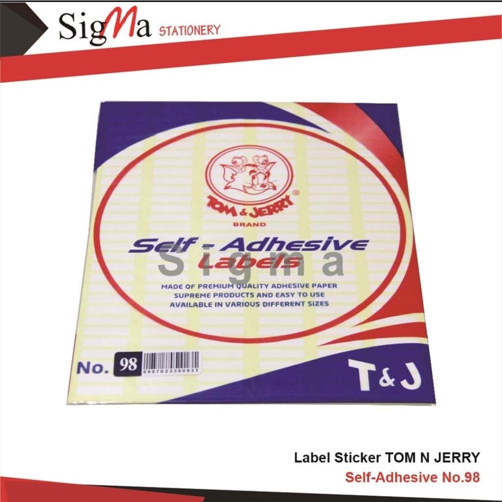 

Tom n Jerry Label Putih 98 (Pad)