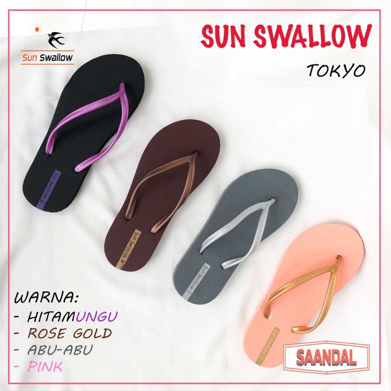 Sandal Jepit Wanita Sun Swallow Tokyo Original (Bisa Eceran)