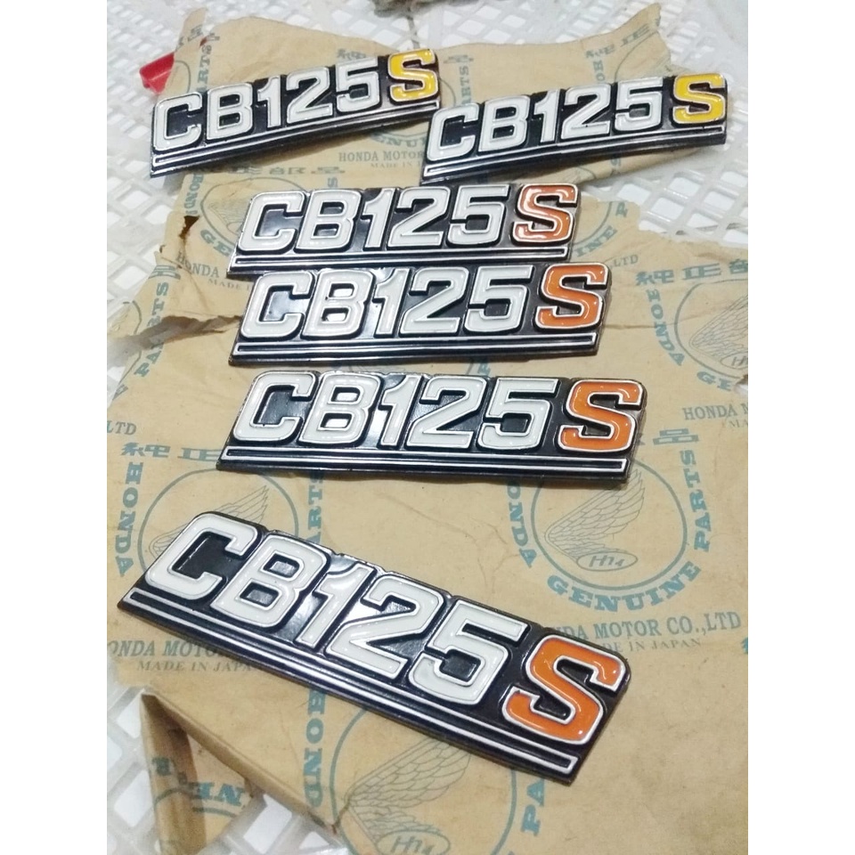 LOGO EMBLEM KEMPOL SAMPING HONDA CB 125S