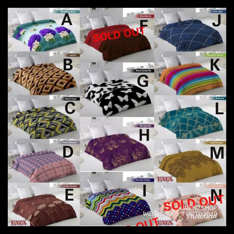 SELIMUT BULU DEWASA FATA HALUS LEMBUT UKURAN 200 X 220 MOTIF MINIMALIS