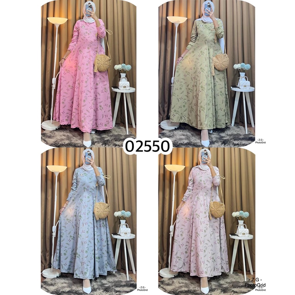 GAMIS VOXY MOTIF SUPER MAYUNG DRESS VOXY GAMIS VOXY DRESS BUSUI GAMIS SLETING DEPAN FASHION WANITA