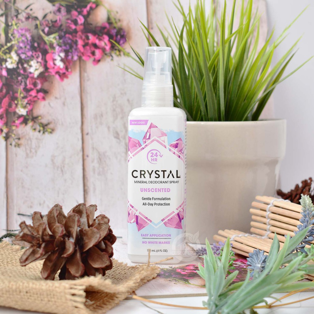 Crystal Mineral Deodorant Spray Chamomile / Pomegranate 118 ml