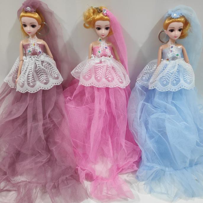 GANTUNGAN KUNCI BONEKA BARBIE CANTIK LUCU MAINAN ANAK