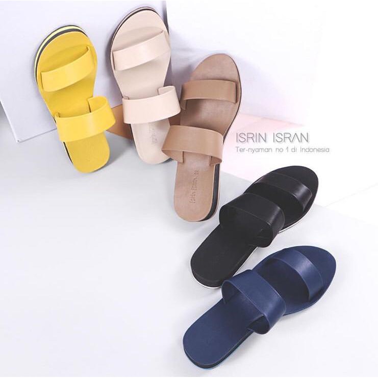  Sandal  Wanita  Terbaru 2021 isrin  isran  linea sandal  flip 