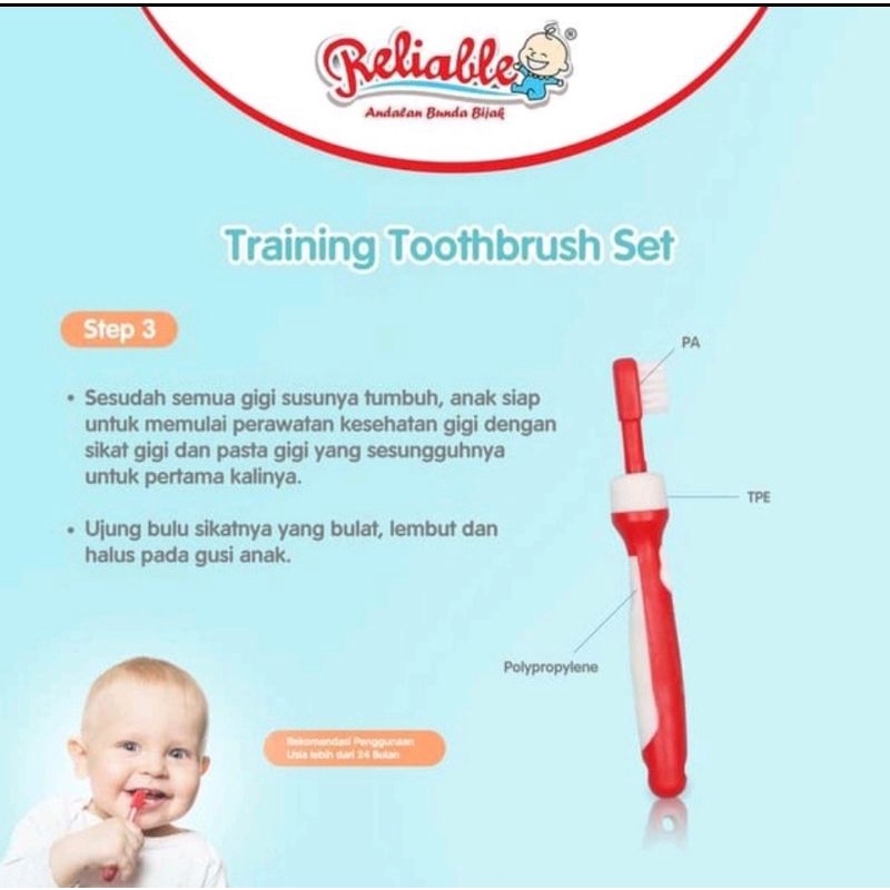 Training Toothbrush Set Reliable (RSB-7903)