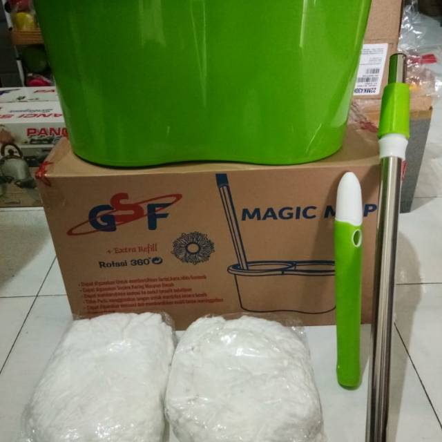 Magic mop gsf / pel pelan multifungsi