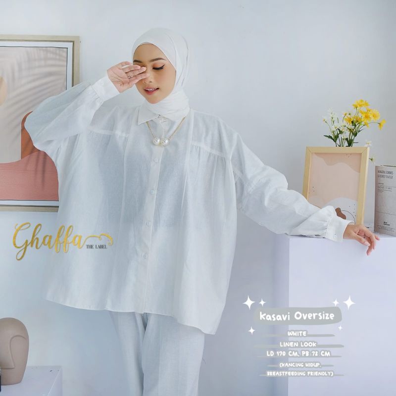 KASAVI BLOUSE BY GHAFFA / ATASAN KATUN JUMBO