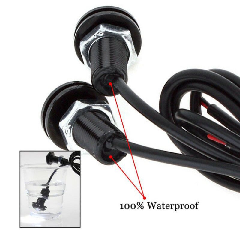 Lampu LED Eagle Eye DRL DC 12V 3W 23mm Mata Elang Besar Universal Mobil Motor-3