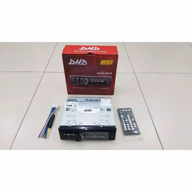 Single Din DVD DHD-9818 USB Multimedia Player Murah
