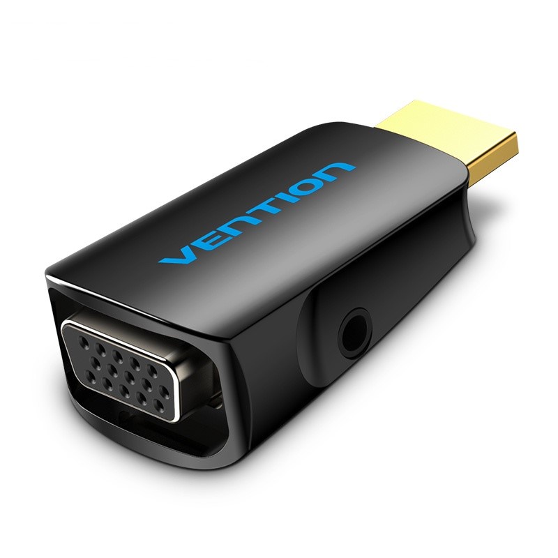 VENTION Adapter Konverter HDMI Gold Plated 1080P ke VGA untuk Montior PC/TV/XBOX/Laptop/Proyektor