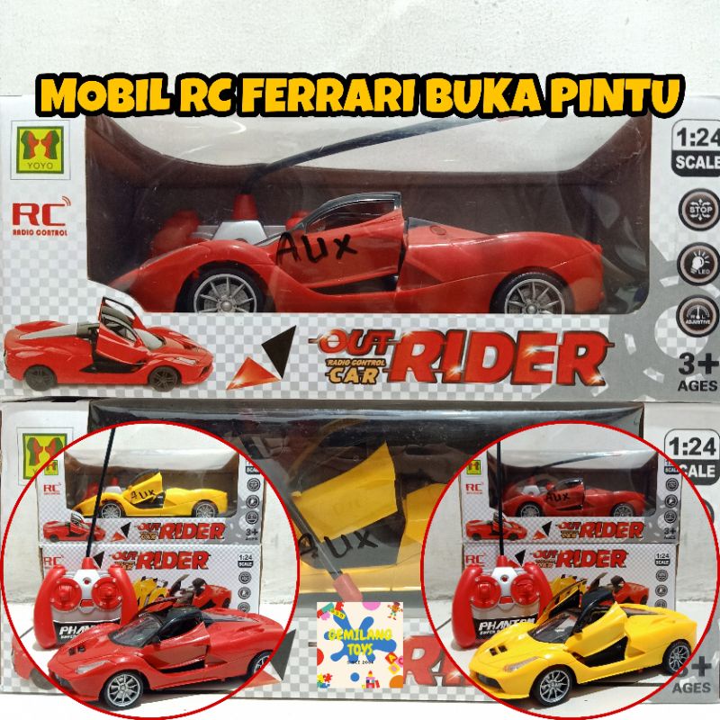 MAINAN MOBIL RC FERRARI BUKA PINTU / RC FERRARI CAR