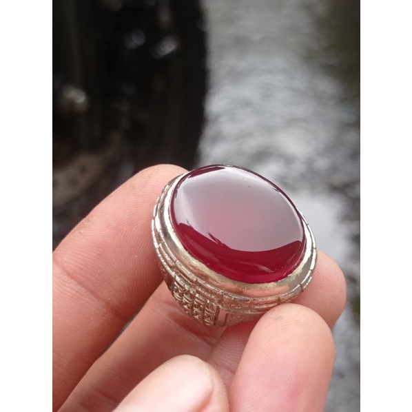 natural akik yaman ahmar