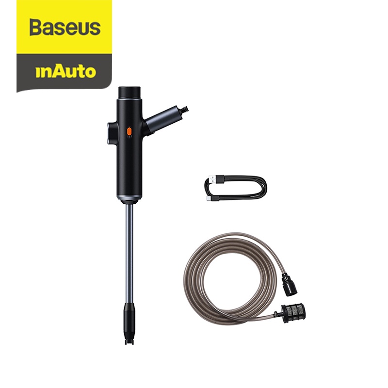 Baseus Car Wash Gun Spray Cuci Mobil Jet Water Semprotan Air