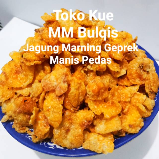 

Jagung Marning geprek, manis pedas 250gr