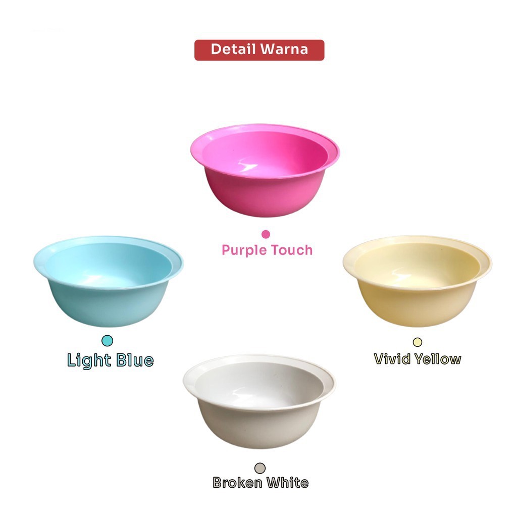 MANGKOK SUP PLASTIK 13CM SERBAGUNA - MANGKUK SOP - KOBOKAN - SOUVENIR MURAH