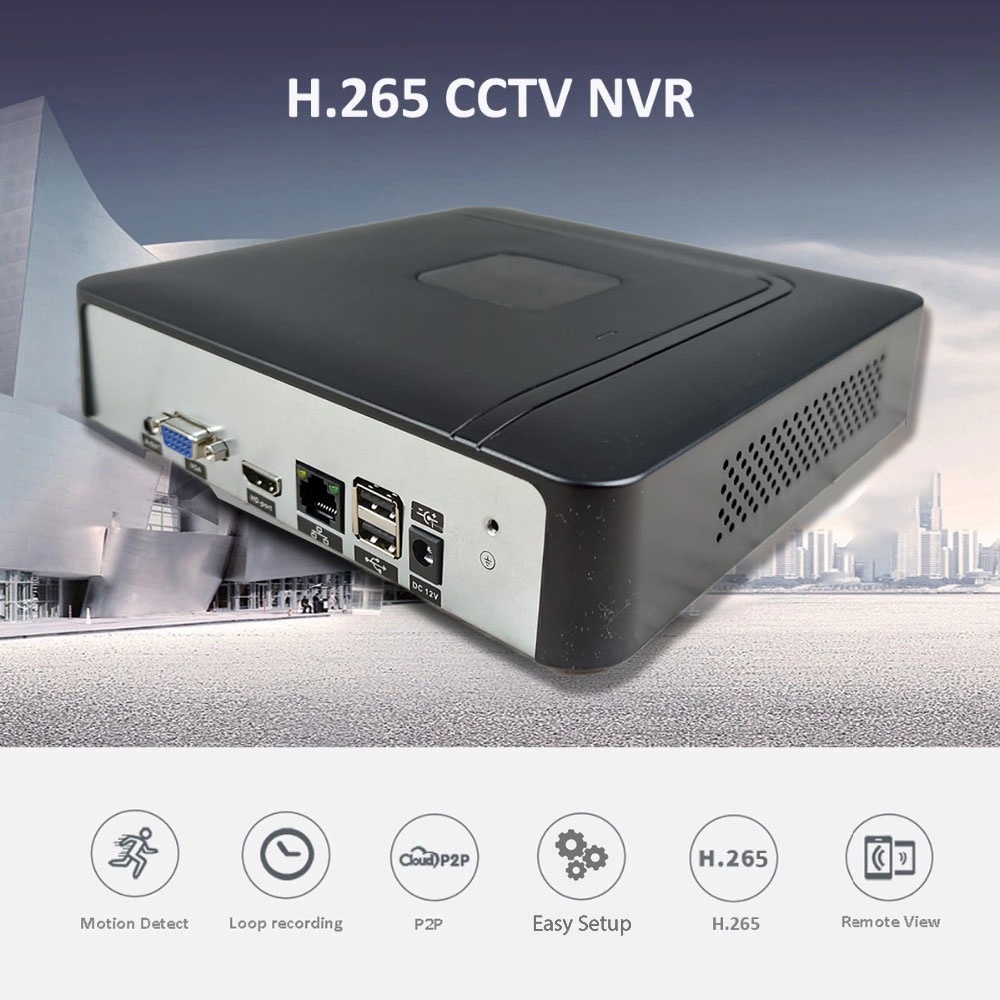 CCTV NVR Camera Video Recorder H.265 4K 9 Channel N1009KL