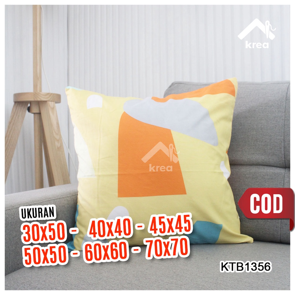 Sarung Bantal Sofa Ukuran 30x50, 40x40, 45x45, 50x50, 60x60, 70x70 - KTB1356