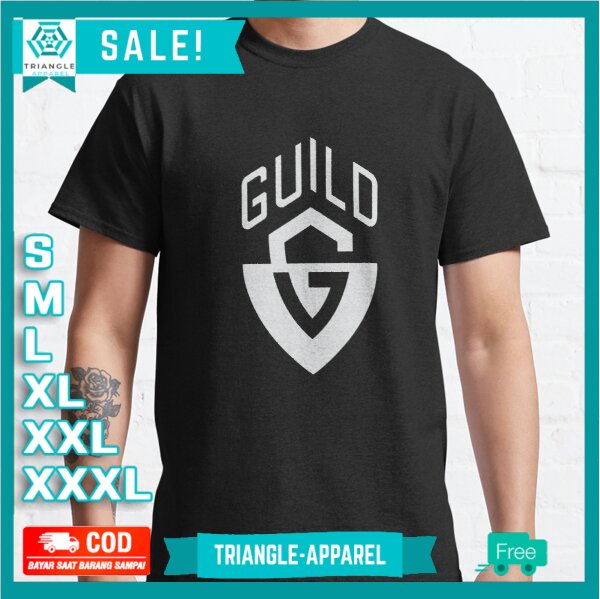 Baju Kaos Guild Guitar T-Shirt