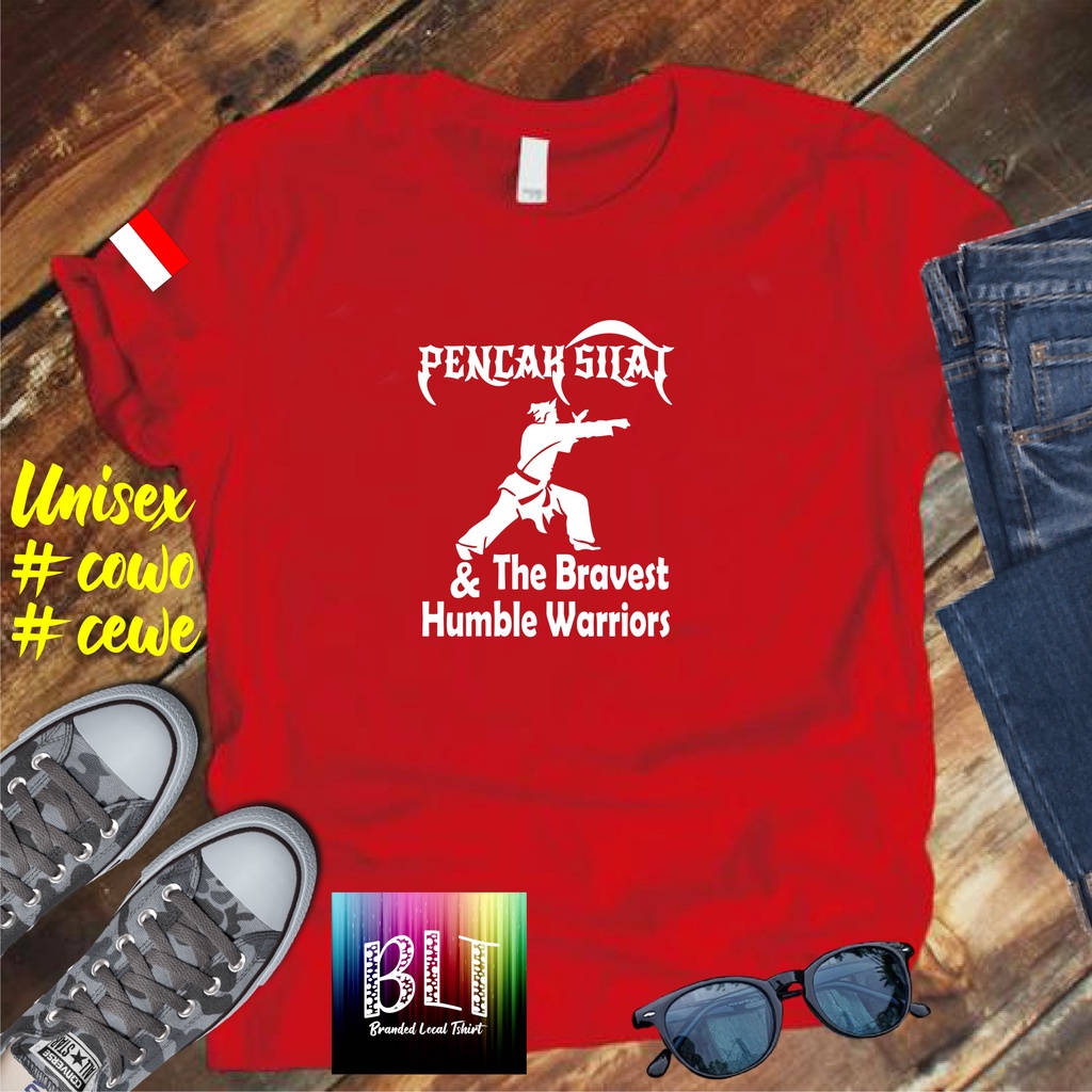 Cod/Kaos PENCAK SILAT THE BRAVEST&amp;HUMBLE WARRIORS BENDERA/Kaos Terlaris Kualitas Terjamin Kaos Pria Distro Hits2022/Kaos Murah Kaos Cotton 30s Kaos katun/Kaos Bergambar Kaos Distro Kaos Pria Dan Wanita Kaos Kata2 Lucu Kaos Viral/Kaos Promo/Best Seller