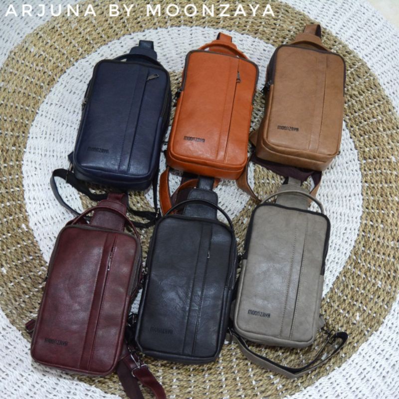 Tas pria waistbag ARJUNA by MOONZAYA