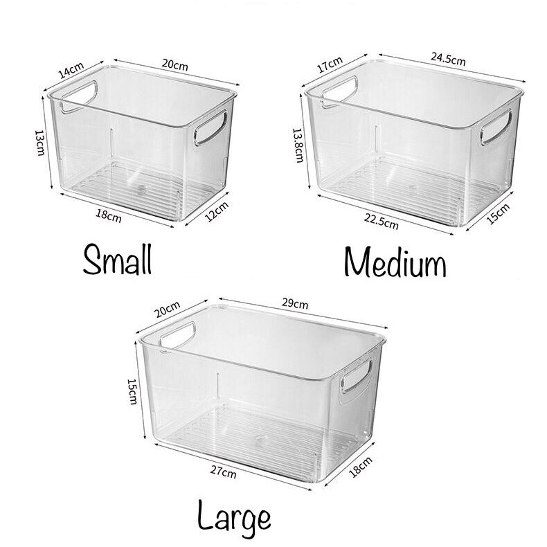 Clear Container Basic with Handle