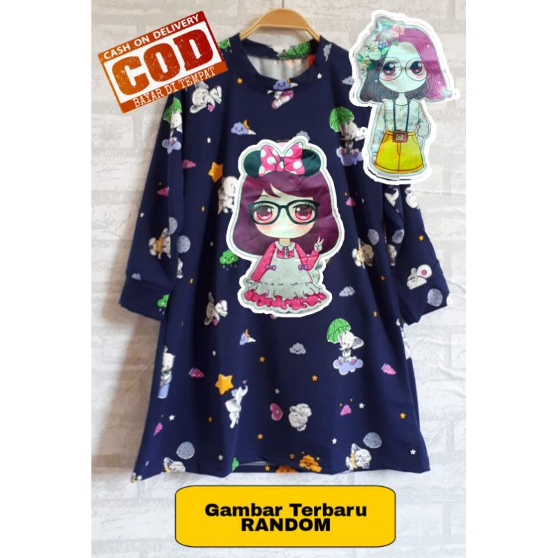 tunik anak cewek / tunik anak perempuan / baju tunik anak / tunik cantik / utk usia 4-13 tahun