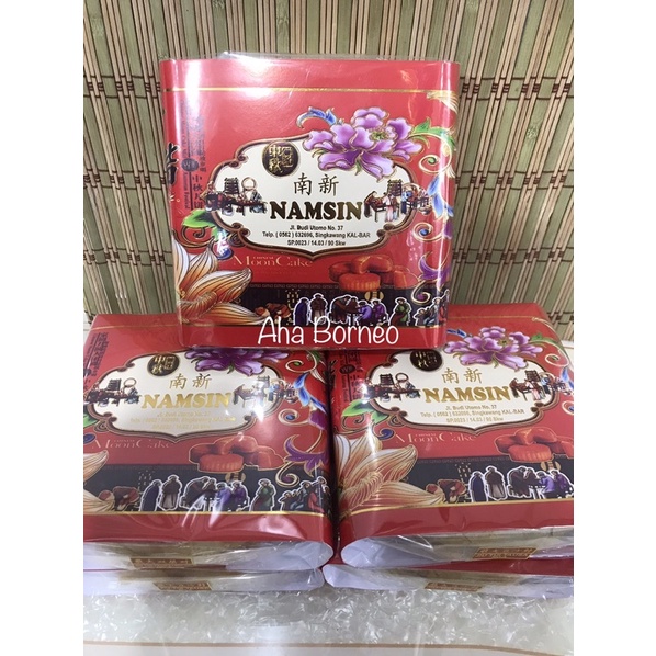 

2pcs Lapia Jumbo Nam Sin Singkawang Kue Bulan / Mooncake Namsin Tiong Cu Pia Tausapia