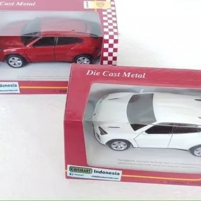 Miniatur Mobil Mainan Anak Kinsmart Lamborghini Urus