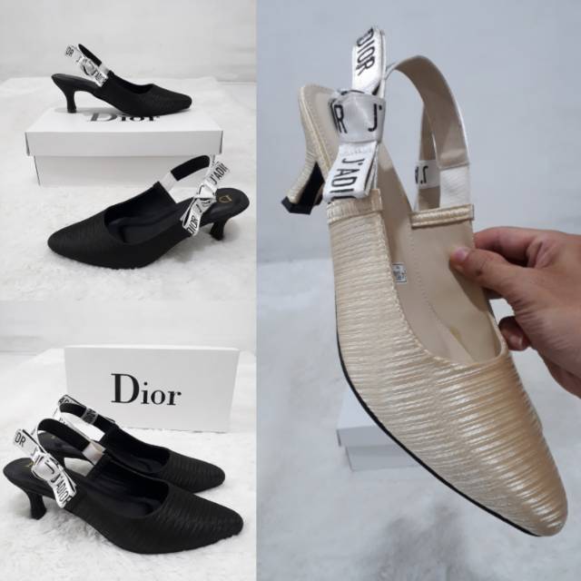 (freebox.DR) Heels JDR Stripe Slingback Premium Edition - JHR.01