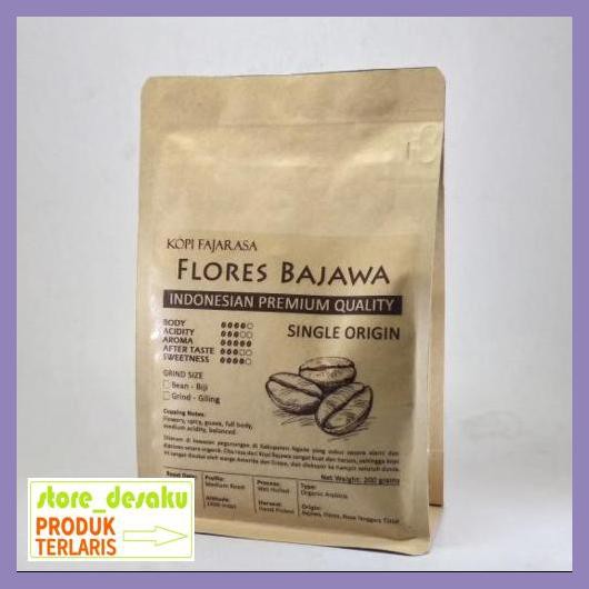 

57Ryr68- Kopi Fajarasa Flores Bajawa Biji Kopi Arabica 200 Gram 4E57Edu-