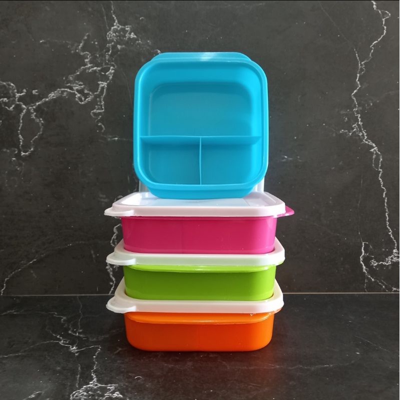 Tempat Makan Sekat RAINBOW Lunch Box Souvenir Ulang Tahun