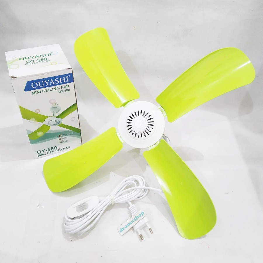 Kipas Angin langit langit Gantung ceiling fan 4 Baling 12w 12 watt