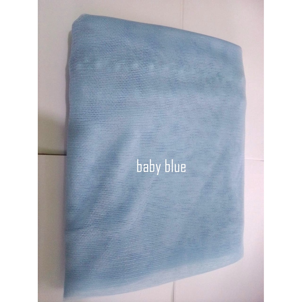 Slayer Pengantin biru muda  hijab pengantin veil pengantin Kerudung Pengantin aksesoris pengantin