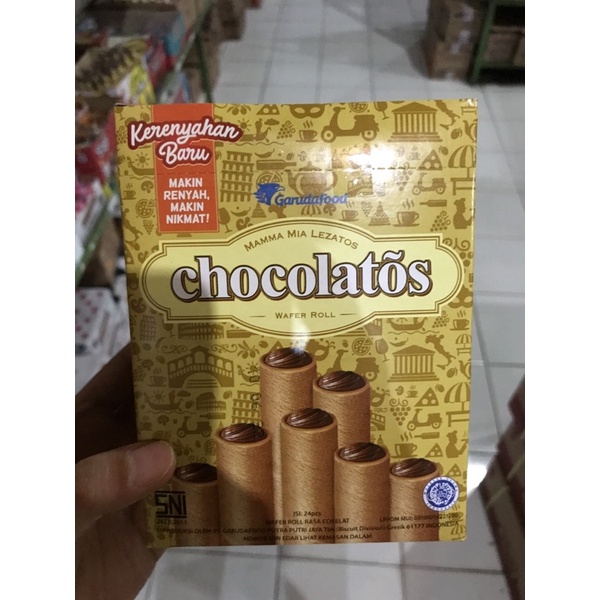 

Chocolatos Wafer Roll box (24pcs)