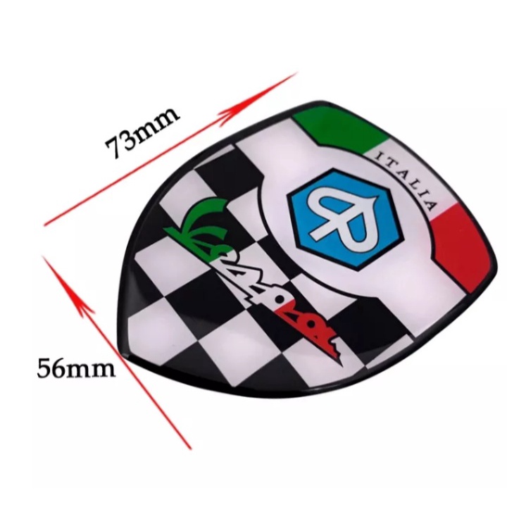 STICKER EMBLEM TIMBUL 3D FOR VESPA MATIC SPRINT PRIMAVERA 125 / 150 CC ELASTIS