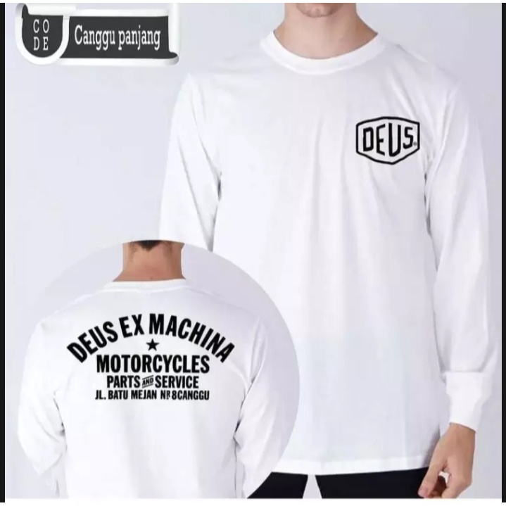 Kaos DEUS STAR Panjang | Kaos DEUS Putih Panjang | Kaos Distro Murah | Kaos DEUS Pria | Kaos DEUS Wa
