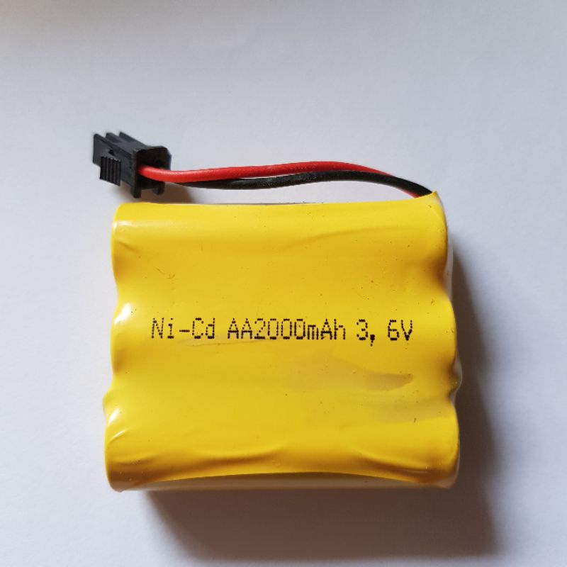 BATERAI MOBIL REMOT RC AA2000MAH 3,6V NICD / BATRE RC 3,6V 2000MAH