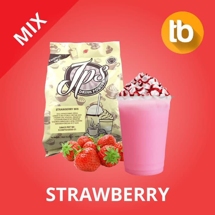 

JPS Bubuk Strawberry Mix (Bubuk minuman dan makanan)