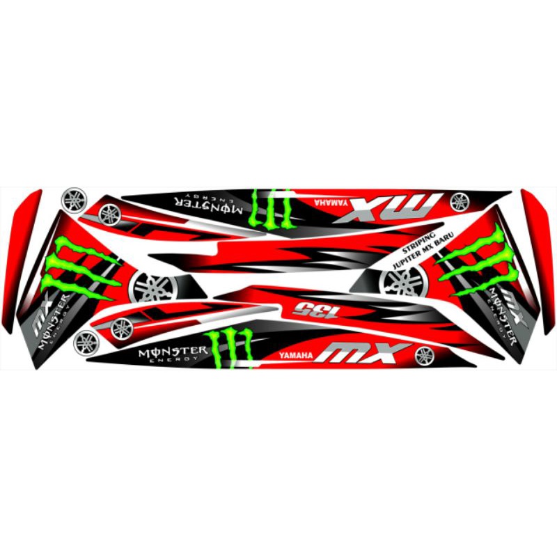 STRIPING STICKER MOTOR YAMAHA JUPITER MX NEW / STRIPING JUPITER MX 135 BARU / VARIASI MOTOR