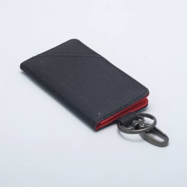 Dompet stnk motor mobil model lipat buku hitam x merah