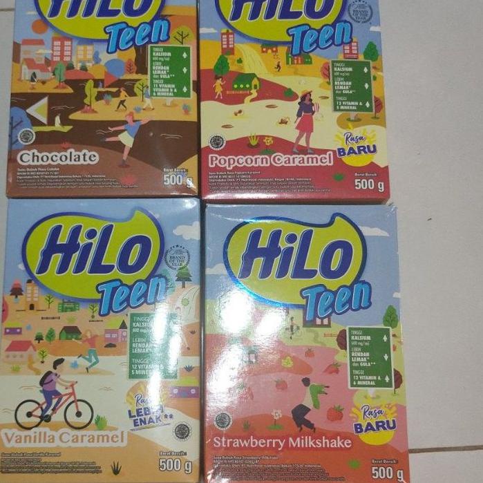 

Hot Sale - Hilo teen Cokelat, Popcorn caramel, Vanila Caramel, Strawberry Milkshake 500gr ダ