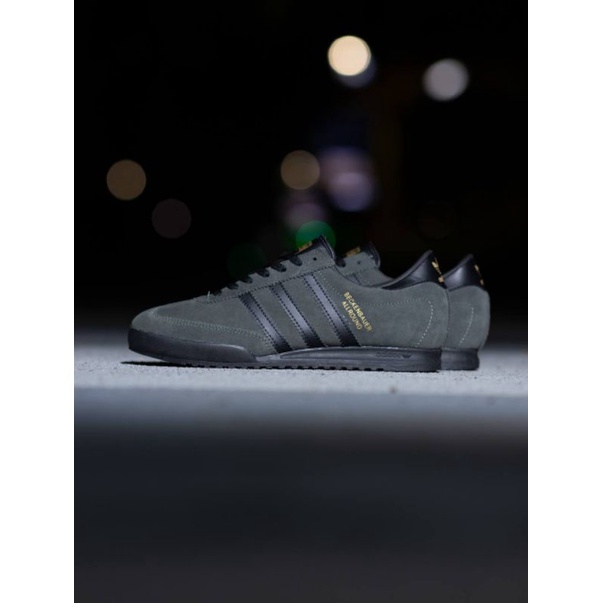 ADIDAS BECKENBAUER OLIVE BLACK ORIGINAL OEM SNEAKERS PRIA