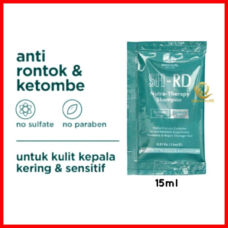 (Sachet) SH-RD SHRD Nutra Therapy Shampoo Anti Rontok dan Ketombe