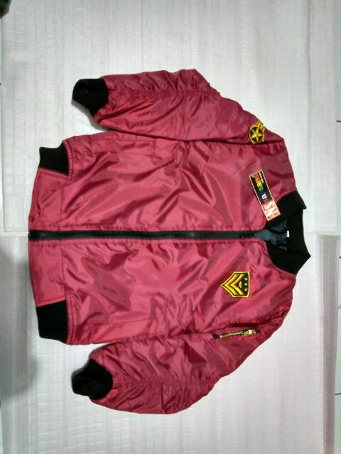 Jacket Bomber anak polos