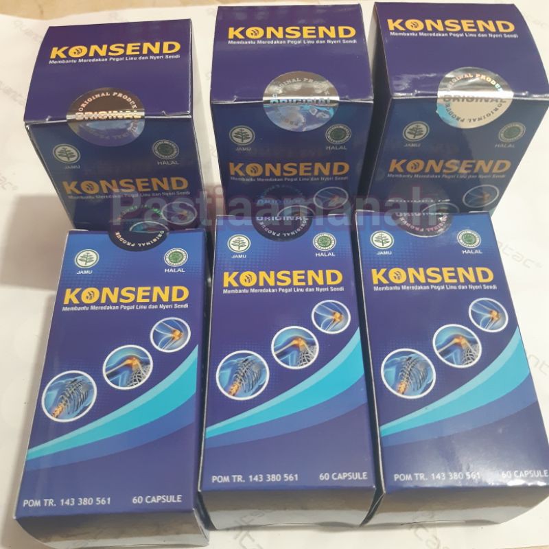 KONSEND ASLI 100% ORIGINAL OBAT KONSEND NYERI SENDI / ASAM URAT MANJUR OBAT ANTI