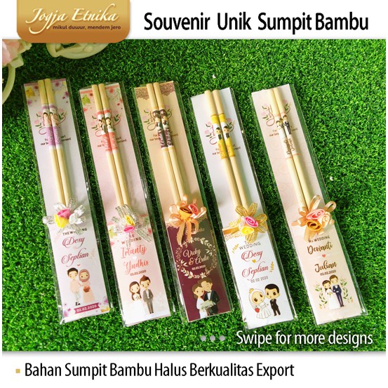 Souvenir Sumpit Bambu  Souvenir Unik Shopee Indonesia